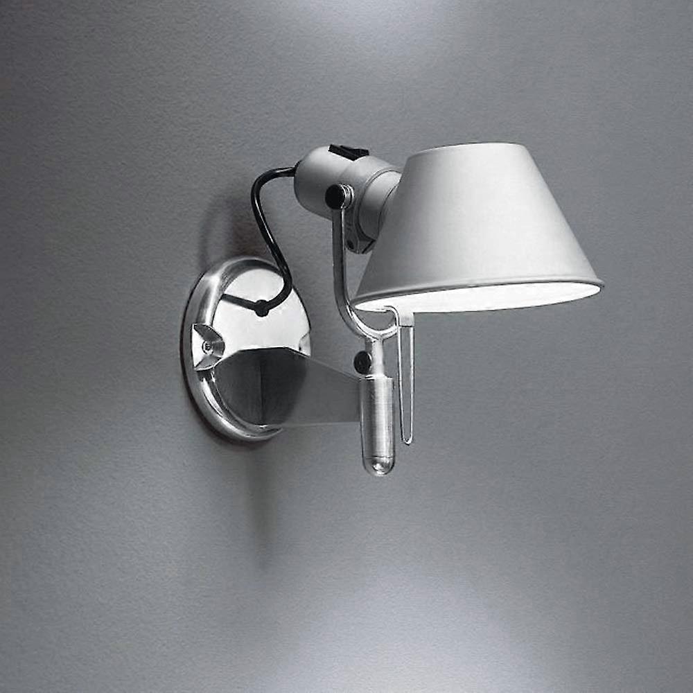 Wall Sconces Adjustable Aluminium Rotatable LongArm Lamp, Chrome Finish, E27 Socket, Sconce Fixture For Restaurant Home