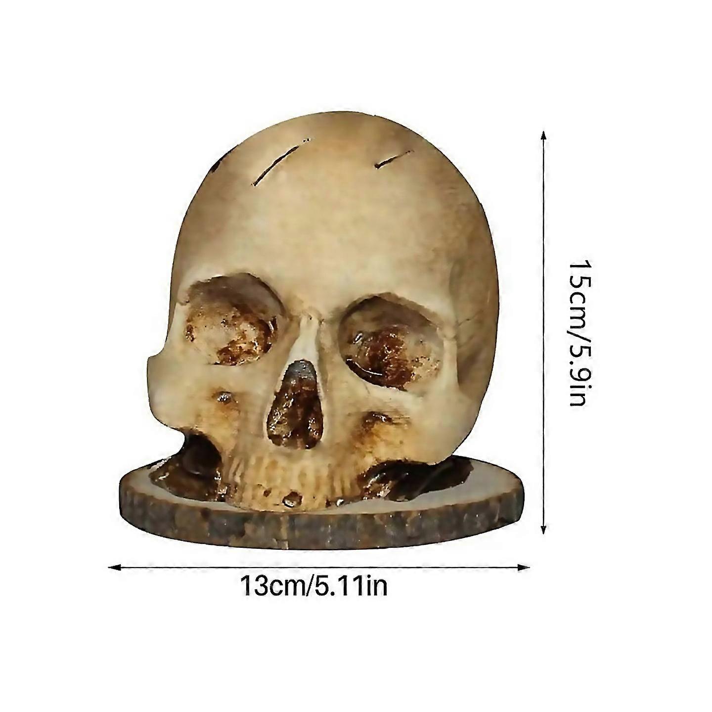 For Kitchen Storage Skull Knife Holder Horror Head Shape Knive Holder