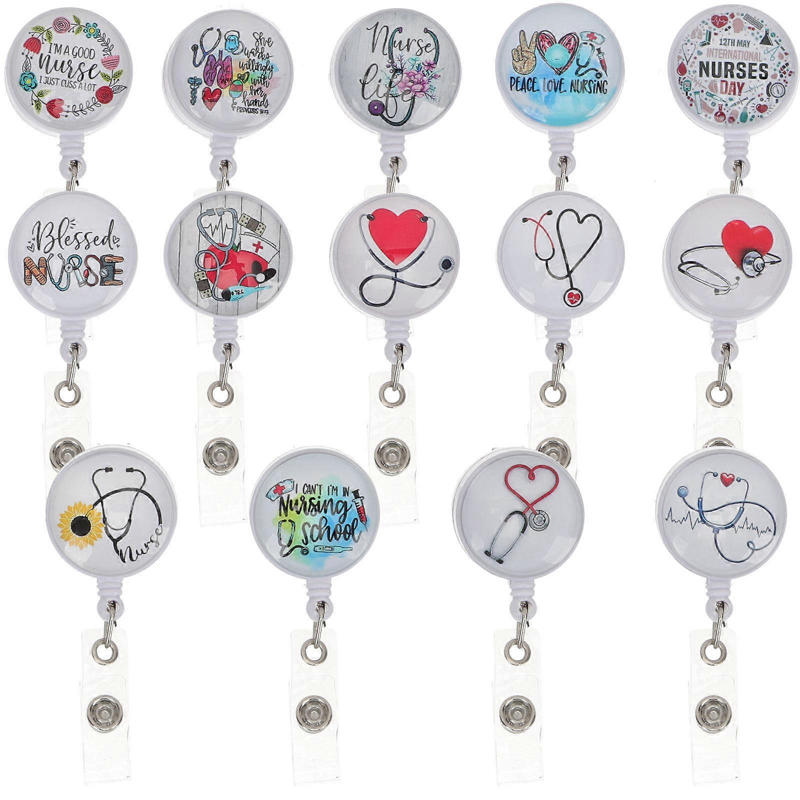 Rotatable Badge Holder Clips For ID Badge Users 51 Pcs Perfect For Workplace And School