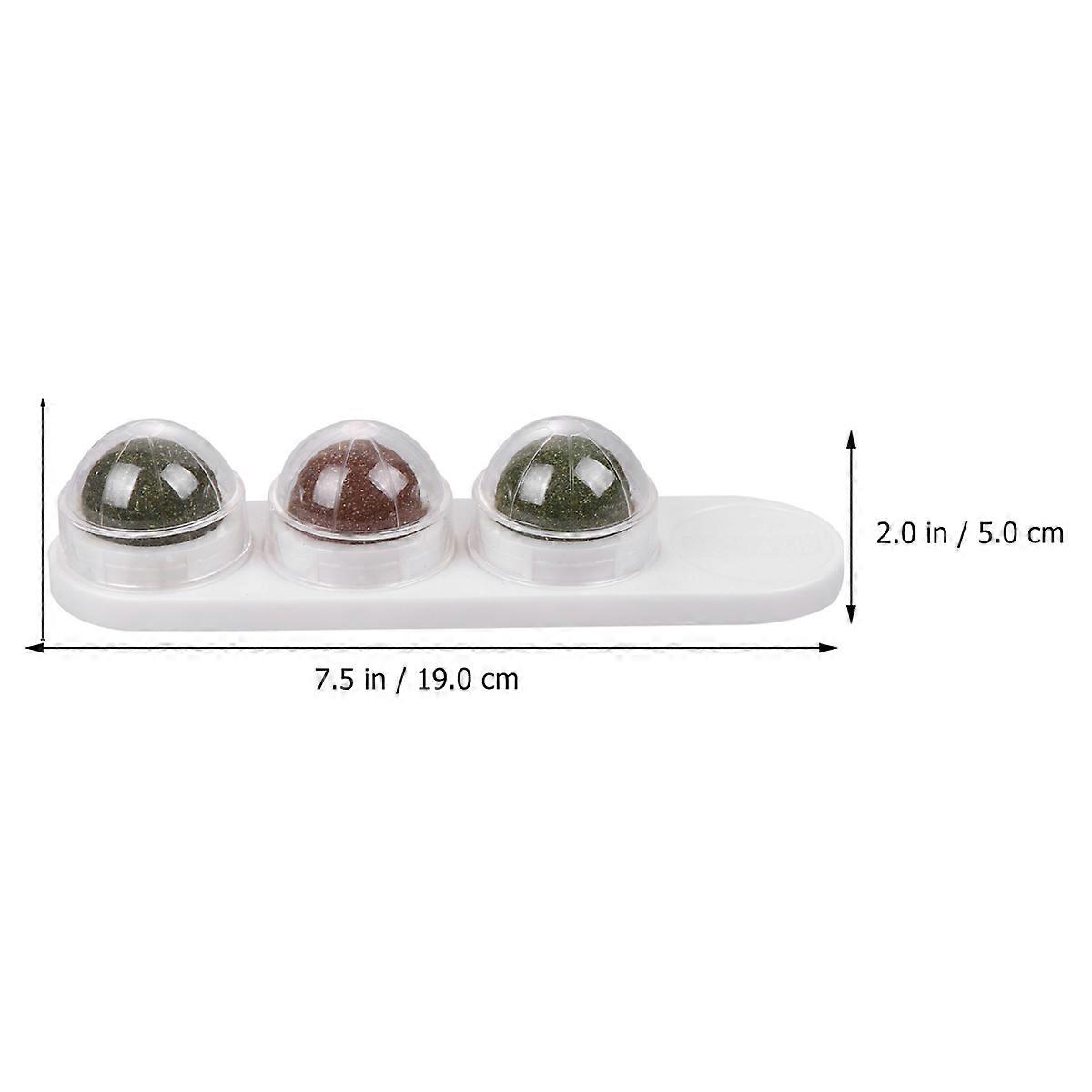 Soft Cat Balls 1Pack Natural Cat Mint Ball Toy Designed For Pets Relaxation Aid With 4 In 1 Function 19x5x4cm