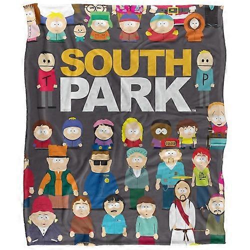 South Park Full Cast Silky Supersoft Blanket