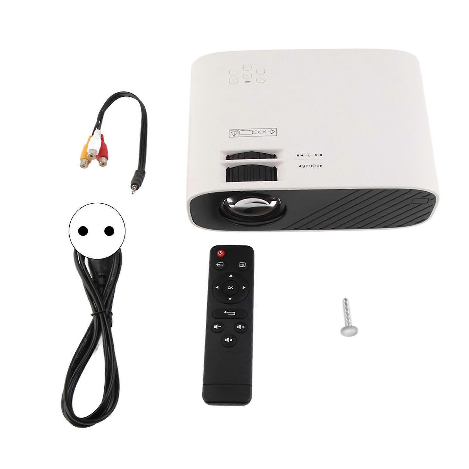 W90 Portable HD LCD Projector - 720p, 1080P Support, Rich o & Image Formats, Versatile Inputs