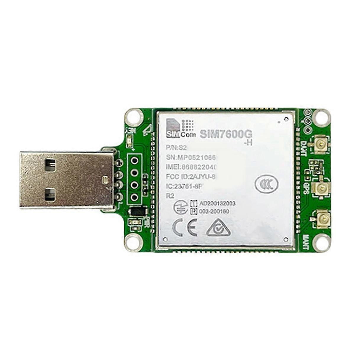 SIMcom SIM7600G-H LTE CAT4 USBドングルコアボード+FPC+GPSキットはGNSS開発コアボードをサポートします