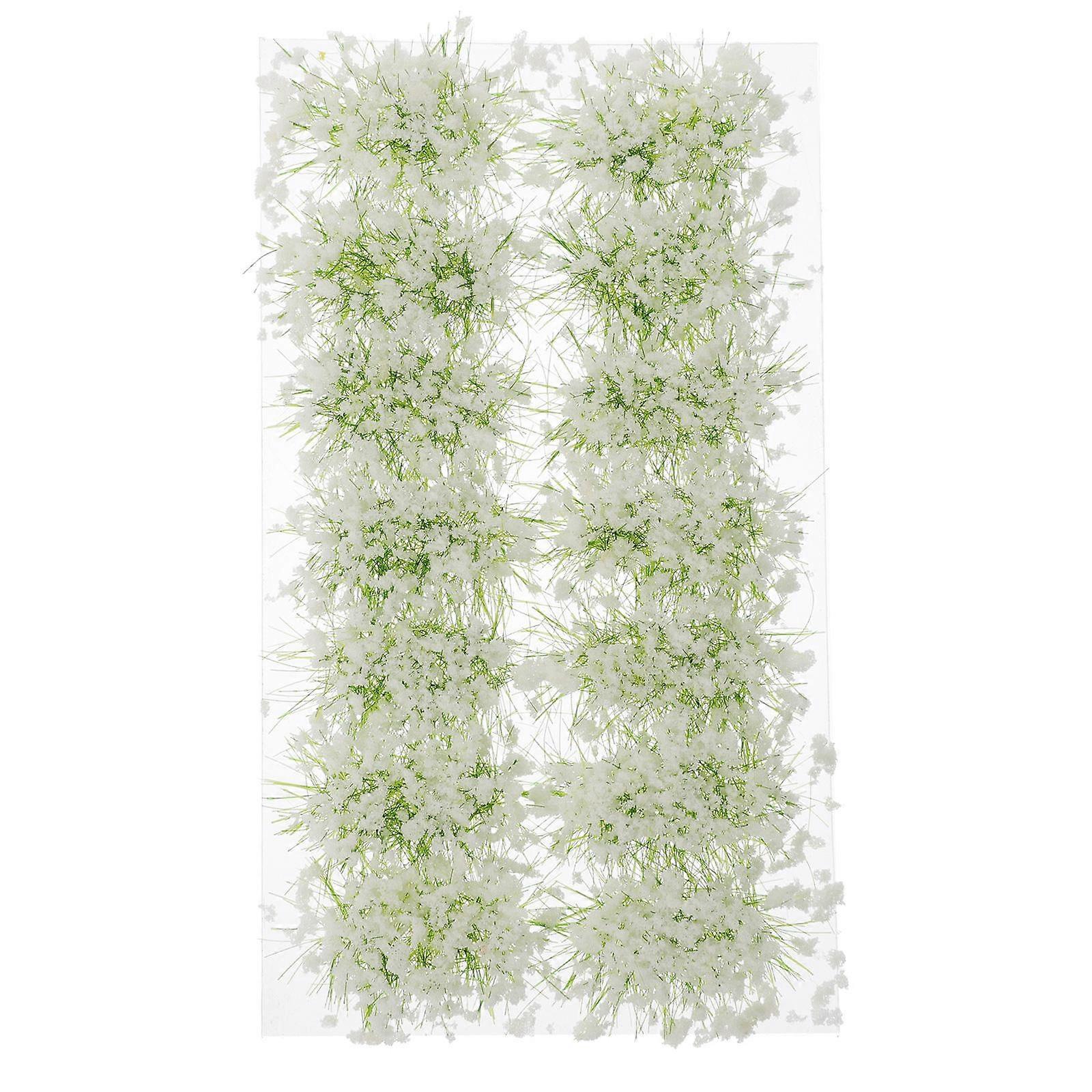 Construction Model Outdoor Scenery Siamese Flower Bushes for Decor 2 Boxes