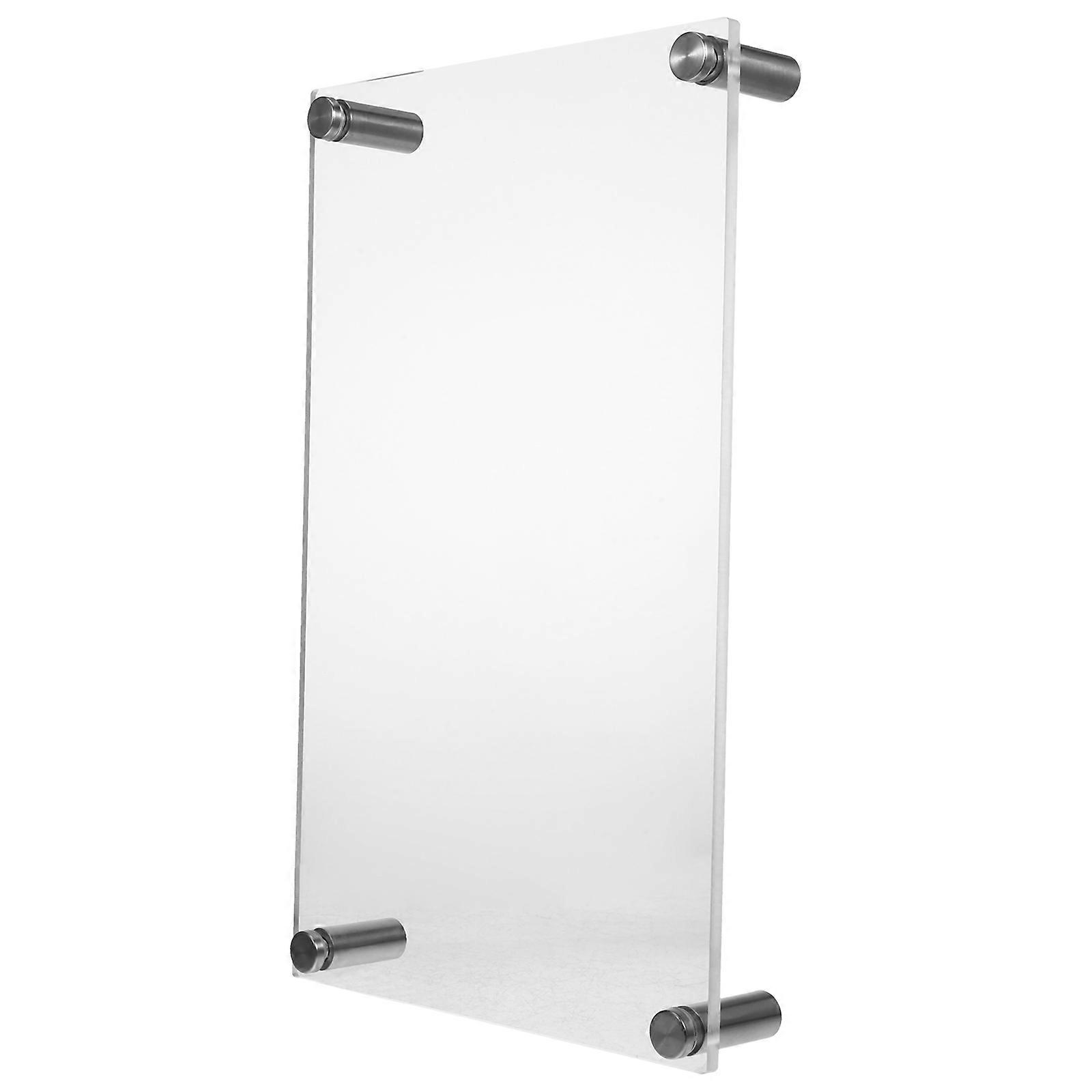 Clear Computer Screen Riser Storage Modern Minimalist Rectangular Shape 40.00X24.00X5.00CM 1Pack