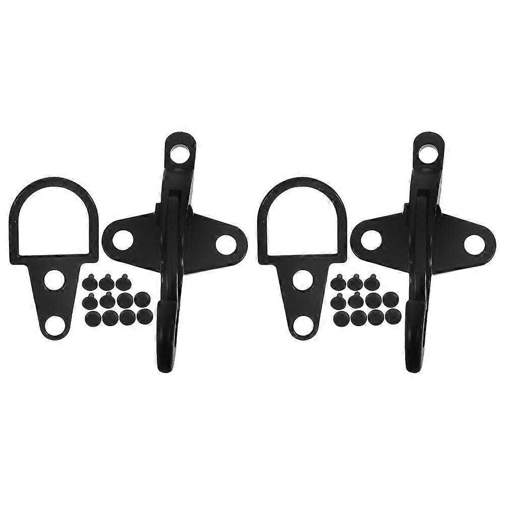 Replacement Zinc Alloy Buckle 10 Sets Rectangular Design For Jackets Daily Wear Secure Closure Durable