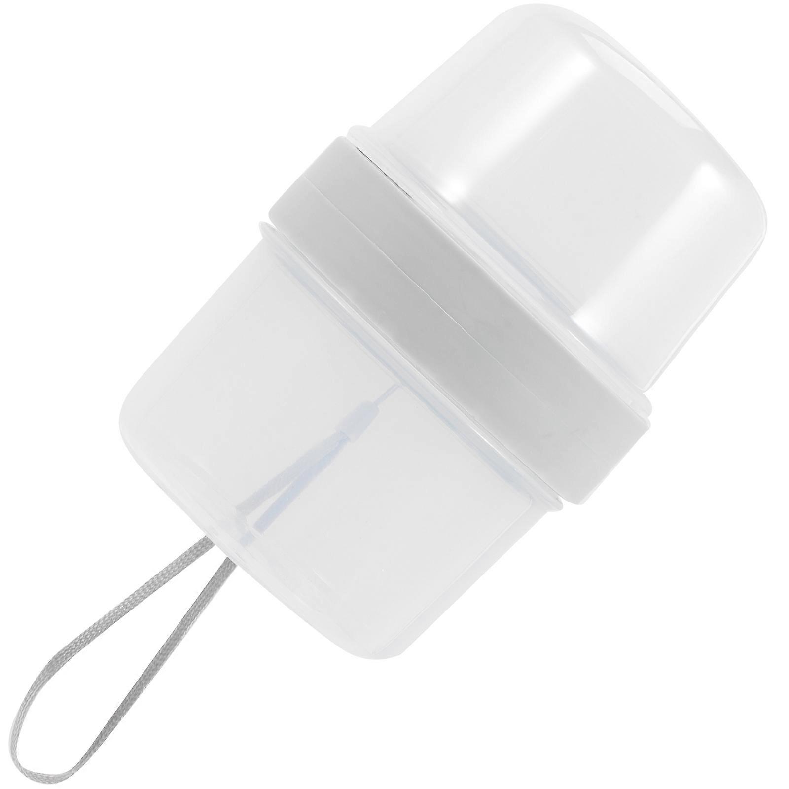 Leakproof Lunch Box For Hiking Double Layer Plastic 310ML Plus 360ML Keep Fresh 1Pack