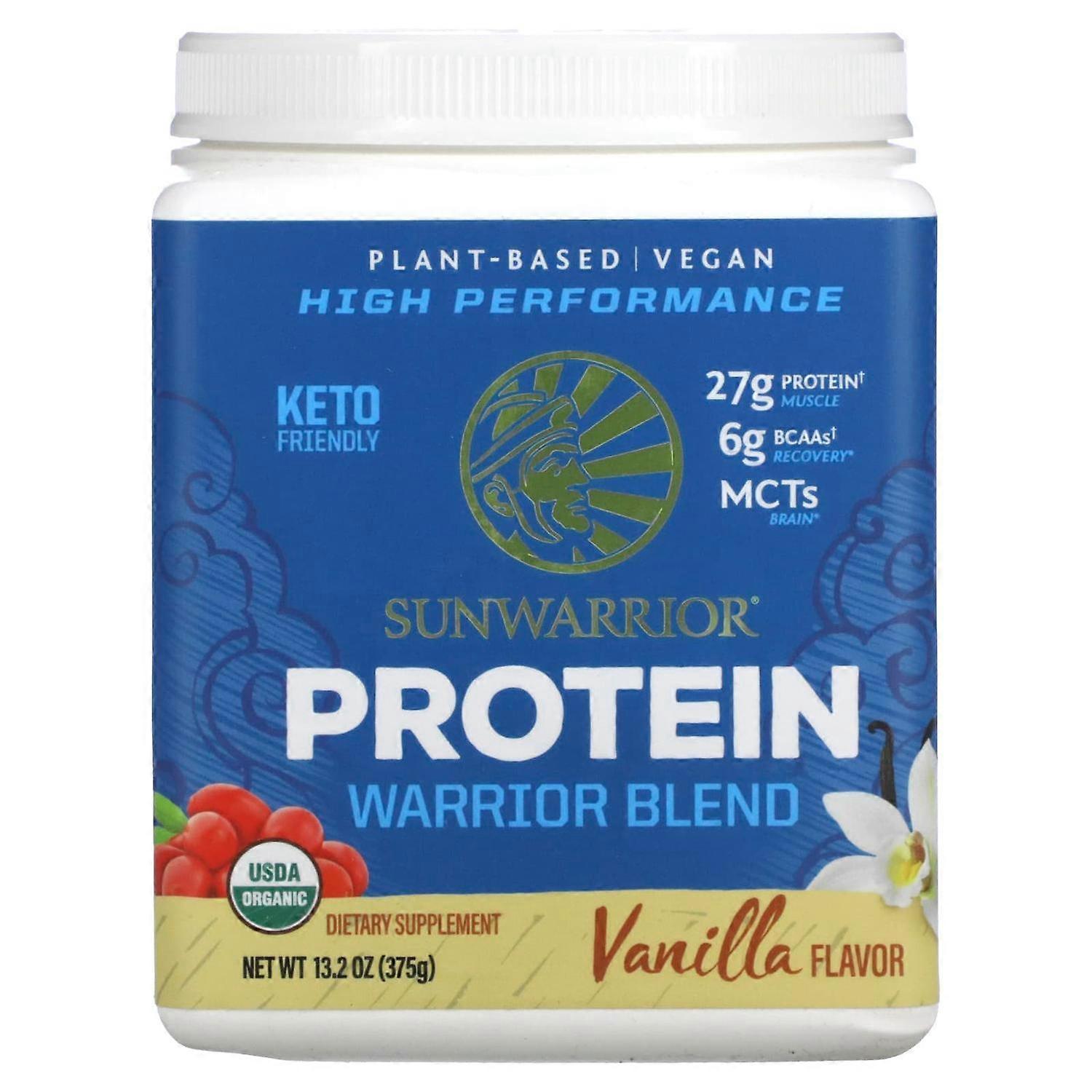 Sunwarrior, Warrior Blend Protein, Vanilla, 13.2 oz (375 g)
