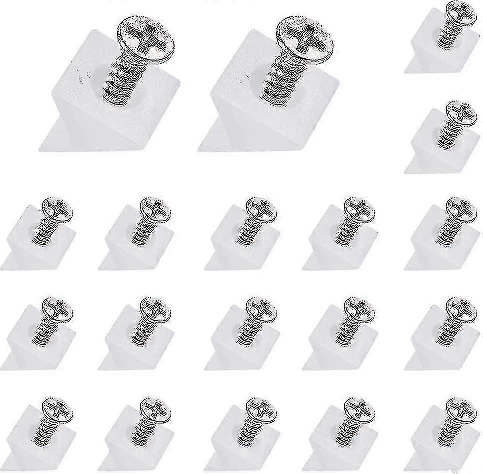 Drawer Supports, 100 Pieces Repair Shims With Plastic Screws For Fixing Sagging Furniture Chest Drawer Bottom High Quality