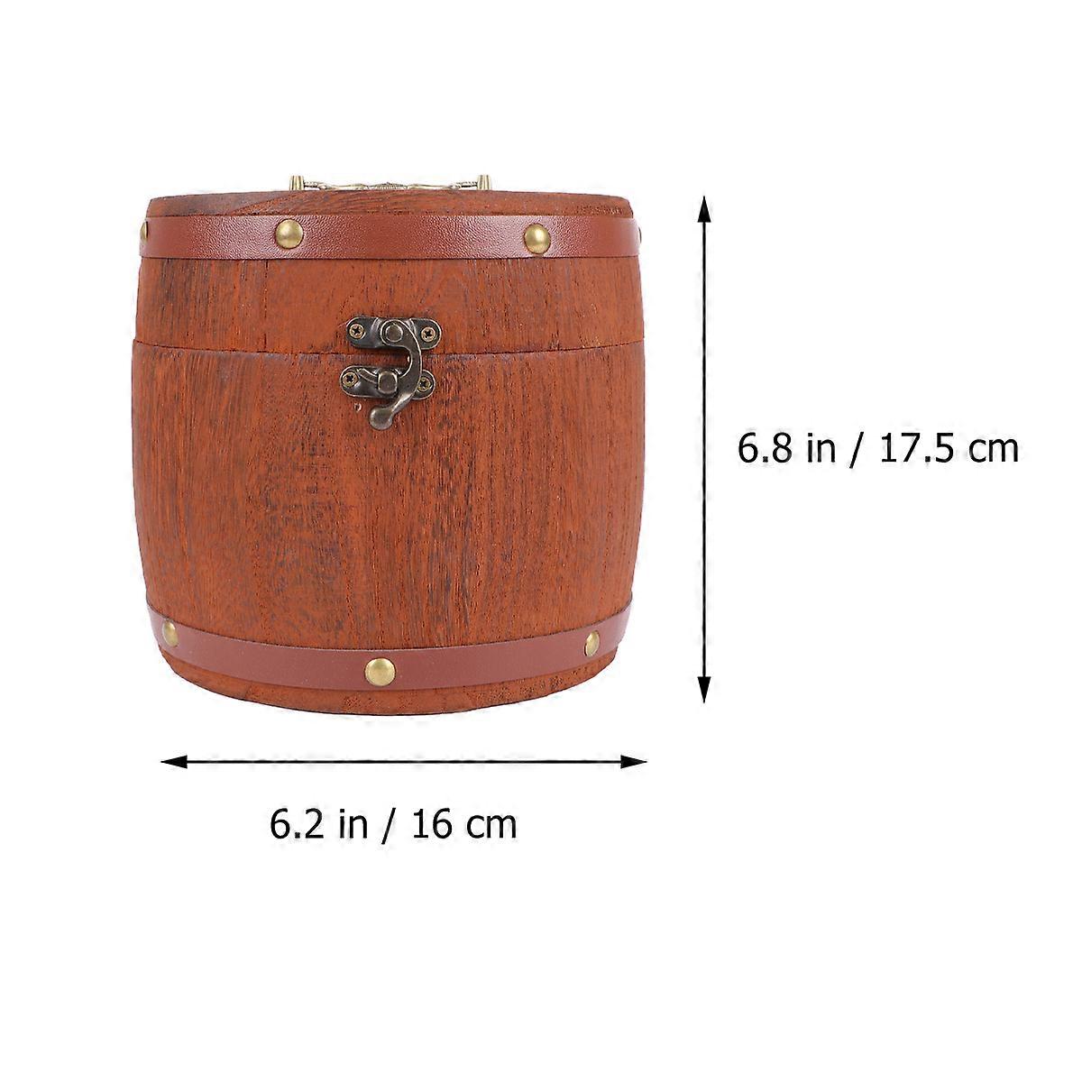 Schicker Teebehälter, luftdichte Teebox aus Holz, perfekt für Pu-Erh-Tee, Verpackung, 1 Packung