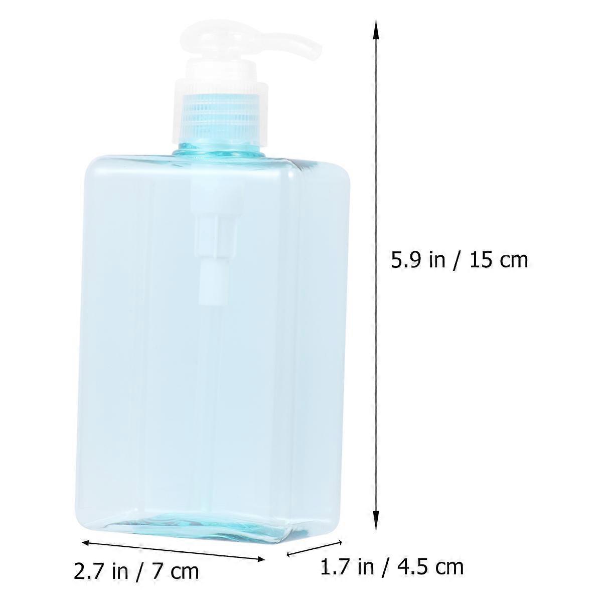 Plastic Emulsion Bottle Essential Oil Bottle for Storage Use 2Pcs Blue