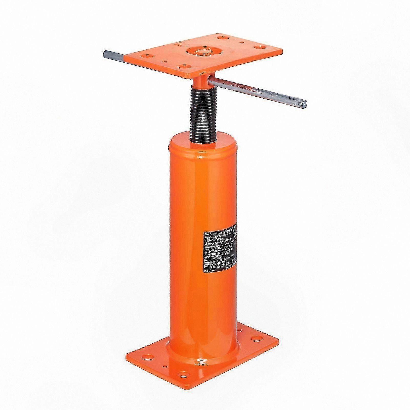 Robust Steel Floor Jack with 12"-16" Lift Height, 9700 lbs Load Capacity, and Adjustable Support Beam for Temporary Use