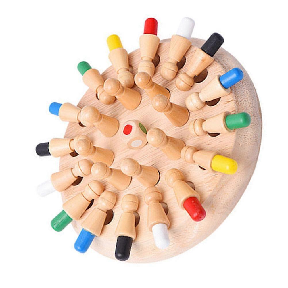 Memory Training Toy Wooden Board Game Toy for Educational Use 2Sets