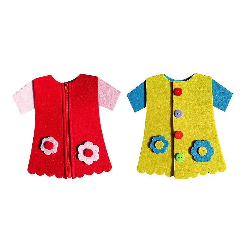 2Pcs Button Toy For Kids With Educational In Perfect For Kindergarten And Home Parent-child Game