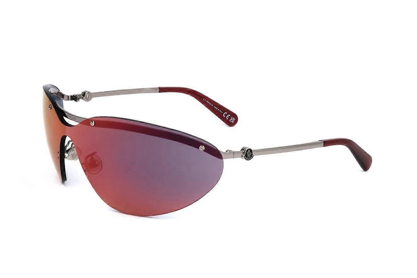 Sunglasses Moncler ML0255 14U SHINY LIGHT RUTHENIUM 0/0/120 UNISEX