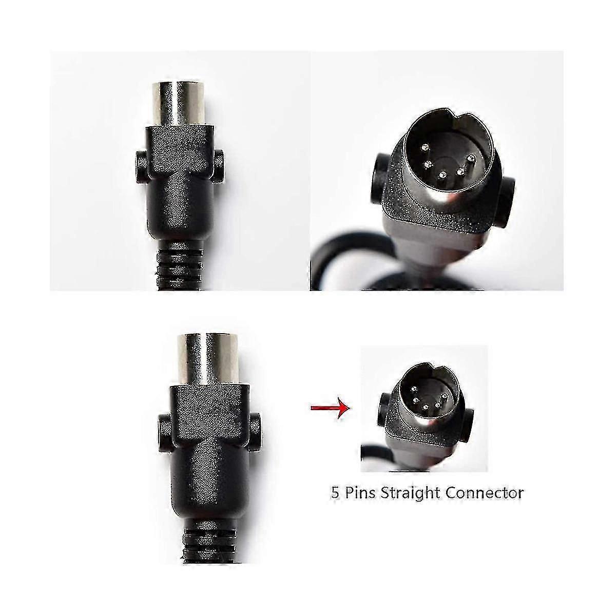 Lift Chair Remote Replacement, 5 Pin 2 Button Power Recliner Remote For Okin Limoss Pride - Straigh A
