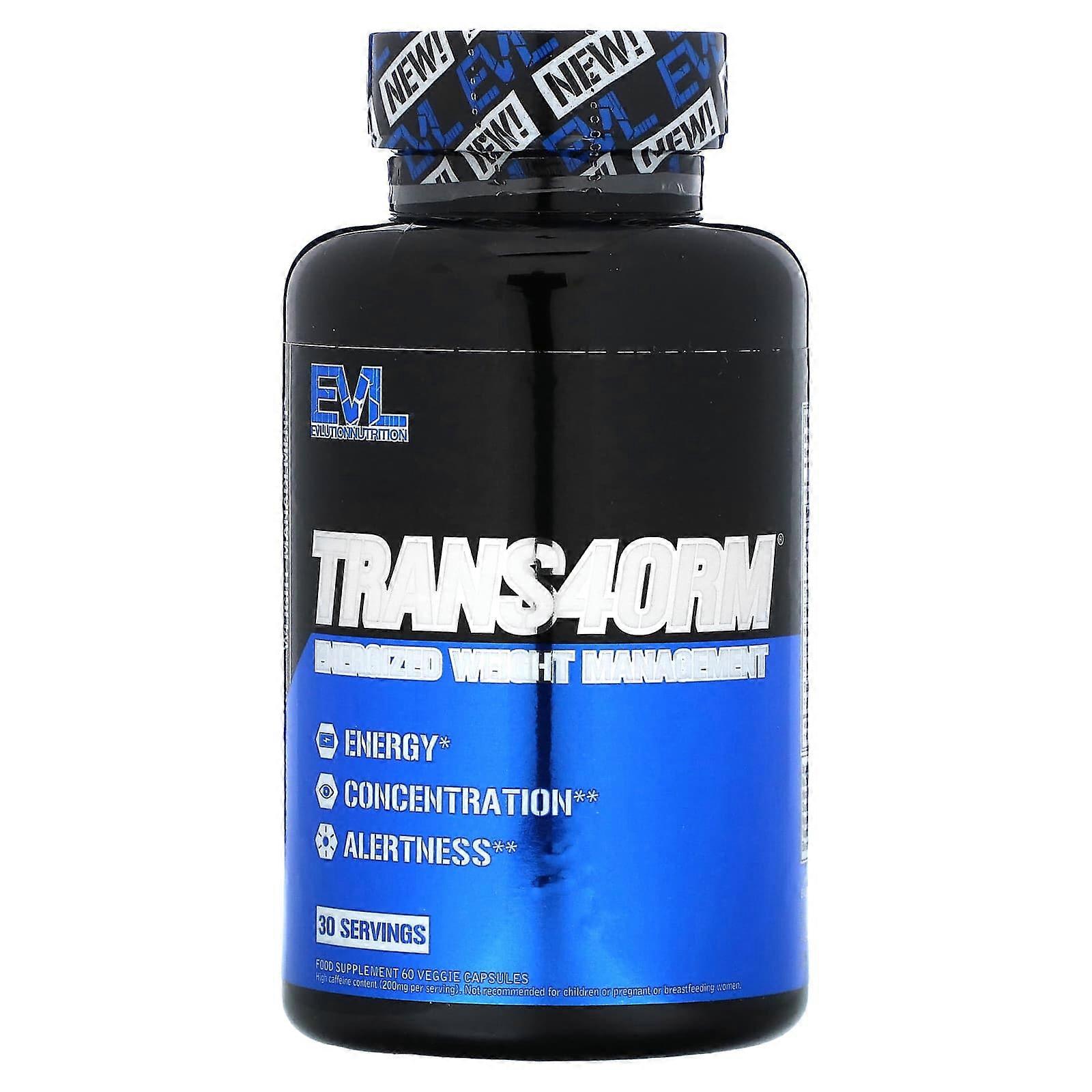 Trans4orm, Energized Weight Management, 60 Veggie Capsules