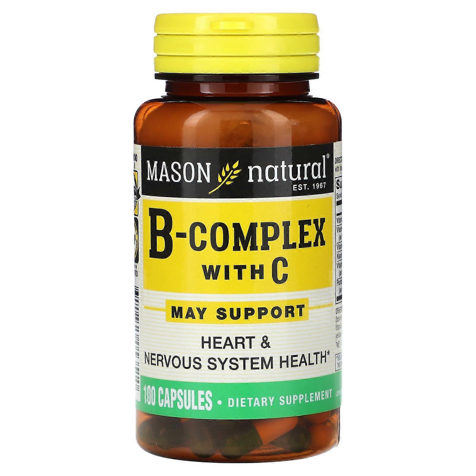B-Complex With C, 100 Capsules
