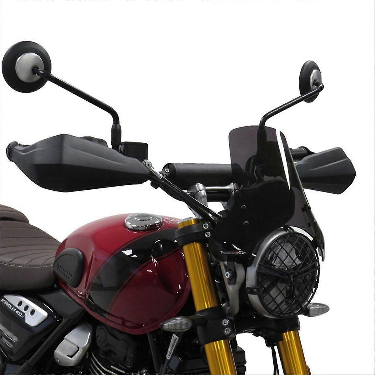 Motorcycle Windshield Windscreen for Speed 400 Black