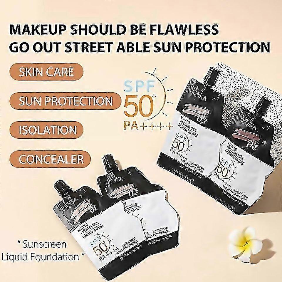 For Liquid Foundation With Full Coverage Matte Finish Long Lasting And Waterproof