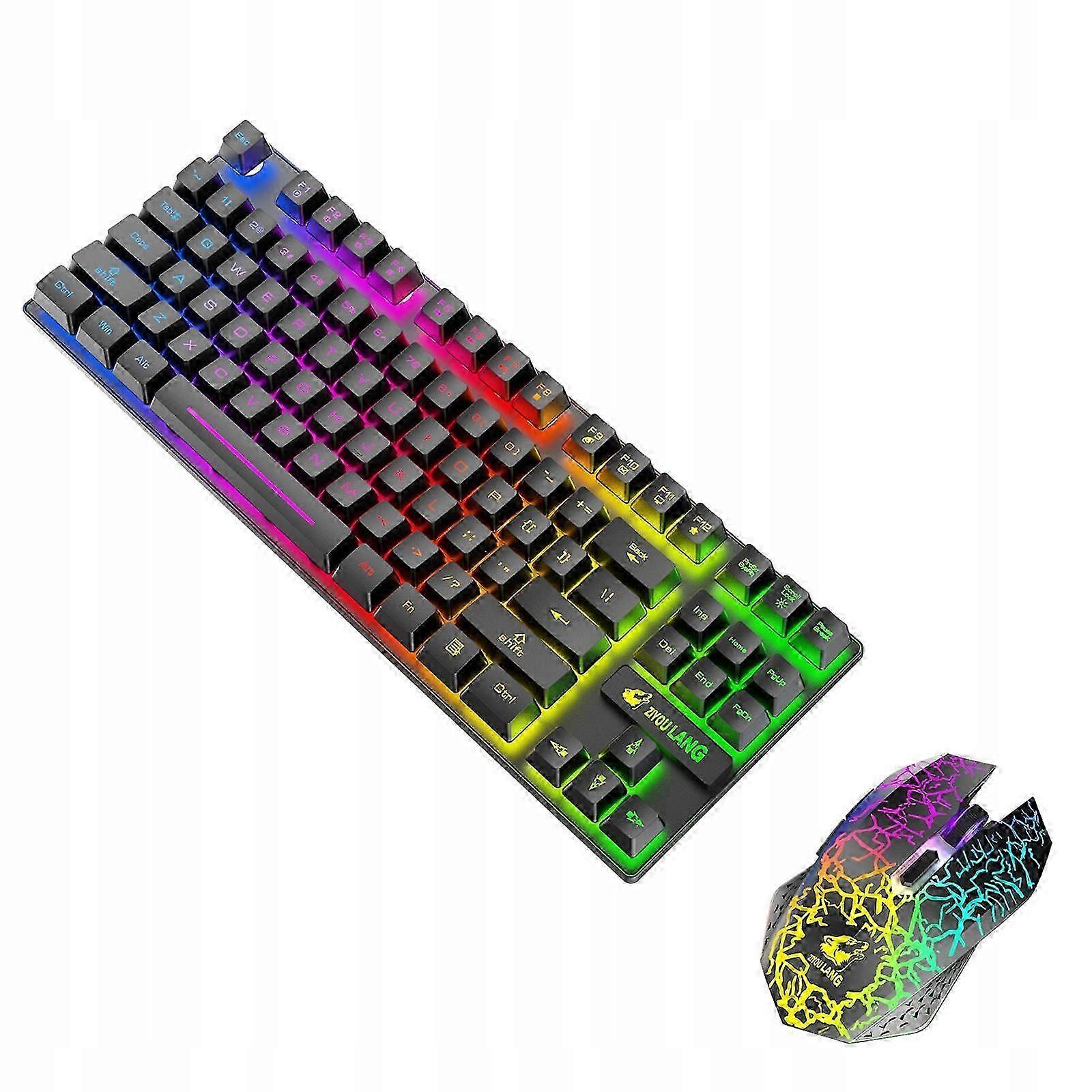Gaming Wireless Keyboard And Mouse With 25-26s