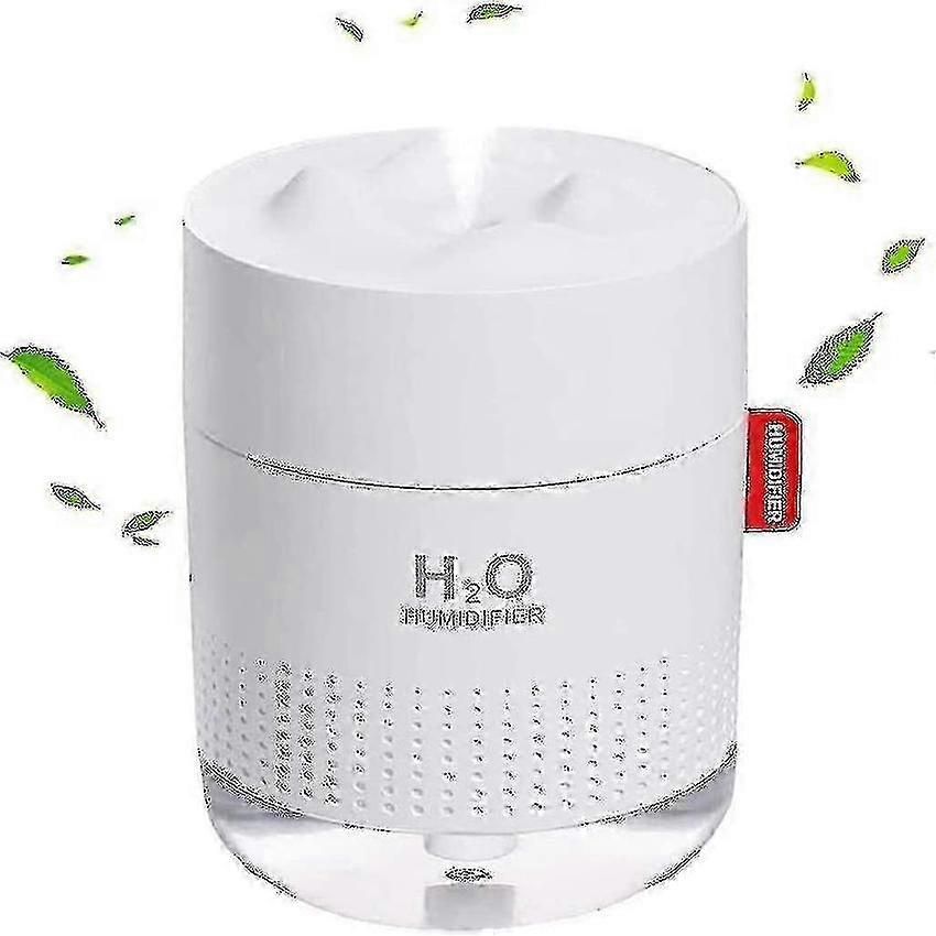 Portable Humidifier 500ml Silent Adjustable Mist for Home Office