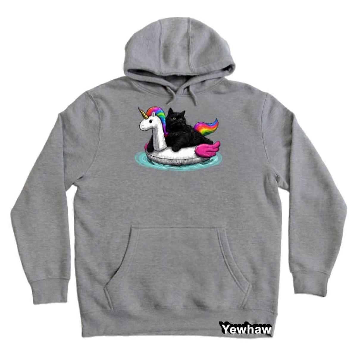 Chonky Cat Rainbow Unicorn Floatie Hoodie