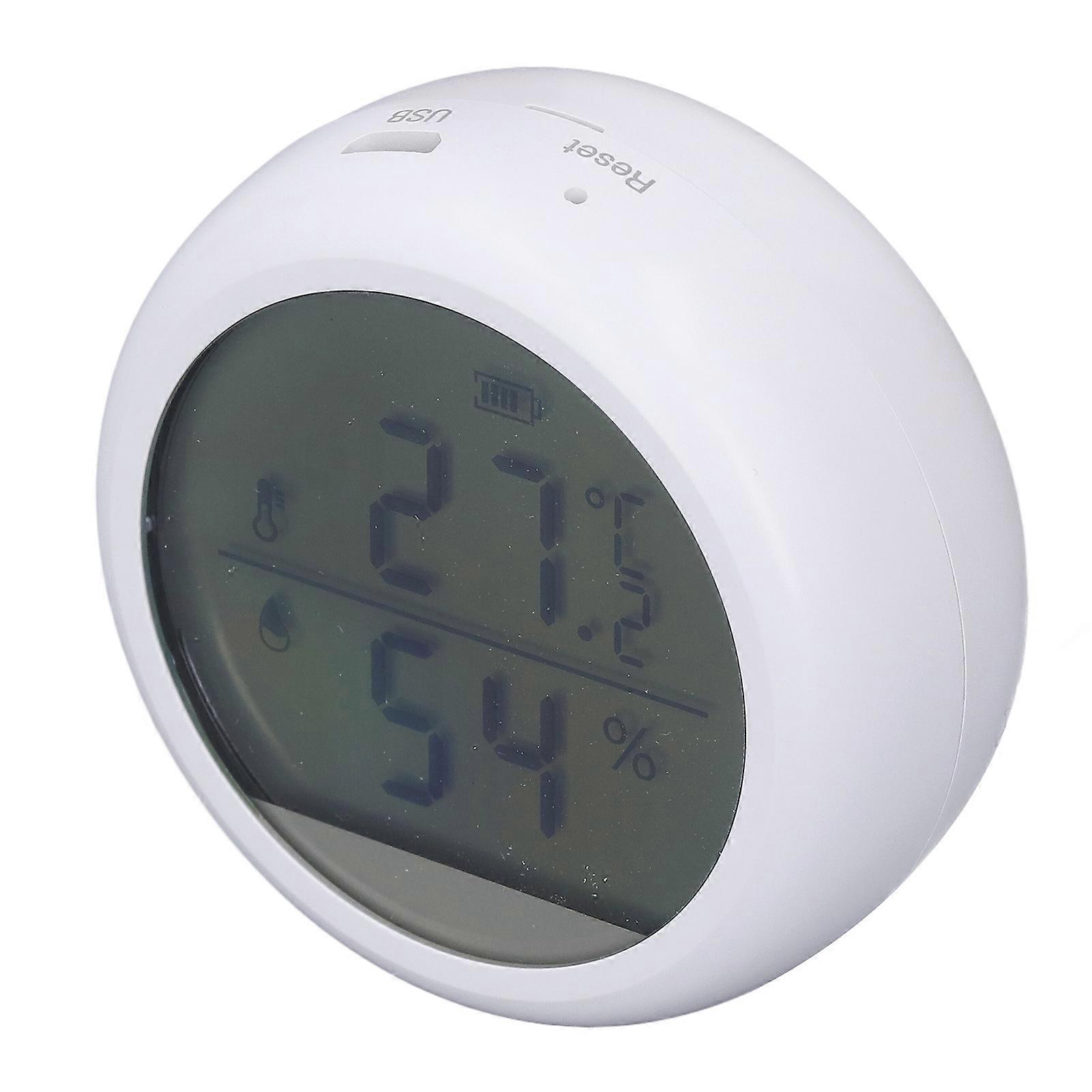 WiFi Temperature Humidity Sensor Remote Monitoring Wall Mount Smart Temperature Humidity Gauge 