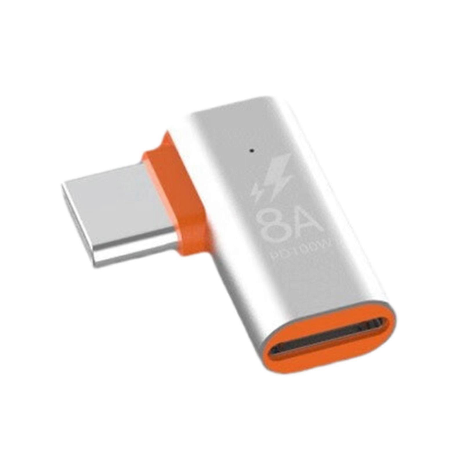 Premium Metal Lightn to Type C Connectors Adapter Supports Fast Charging Multiple Device Compatibility 480Mbps  Silver