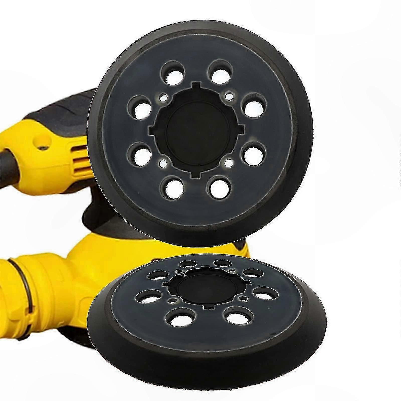 5-Inch 8-Hole Hook and Loop Sanding Pad Replacement 2-Pack for Select Power Tools Hwy