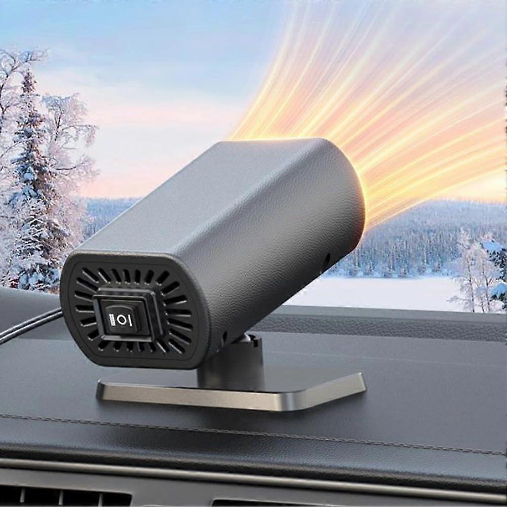 12V Portable Car Heater with Dual Mode Warm Air and Cool Wind for Winter and Summer Driving