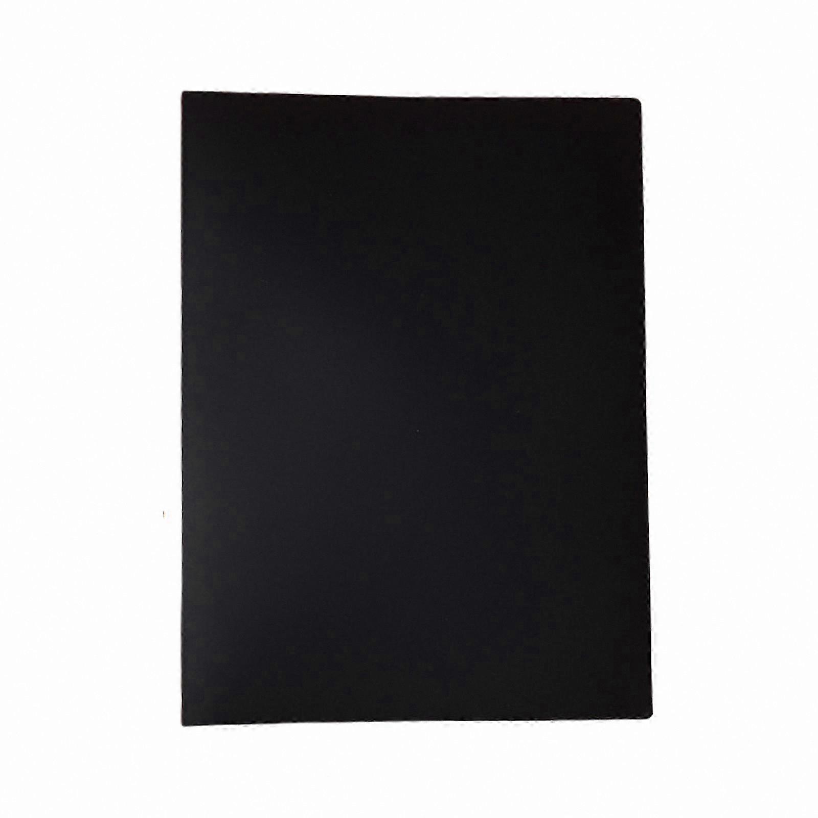 Yellow A4 Presentation Folders with Plastic Sleeves, 20 Pages for Office Use, Display Portfolios Folder