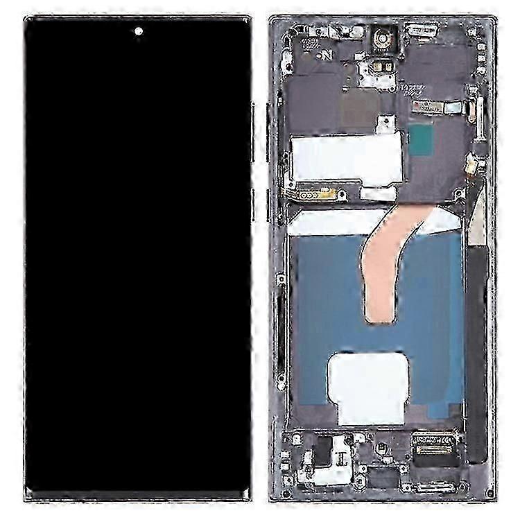 Compatible For Samsung Galaxy S22 Ultra 5G S908 Grade C LCD Screen and Digitizer Assembly + Frame Part (TFT) (Without Logo)