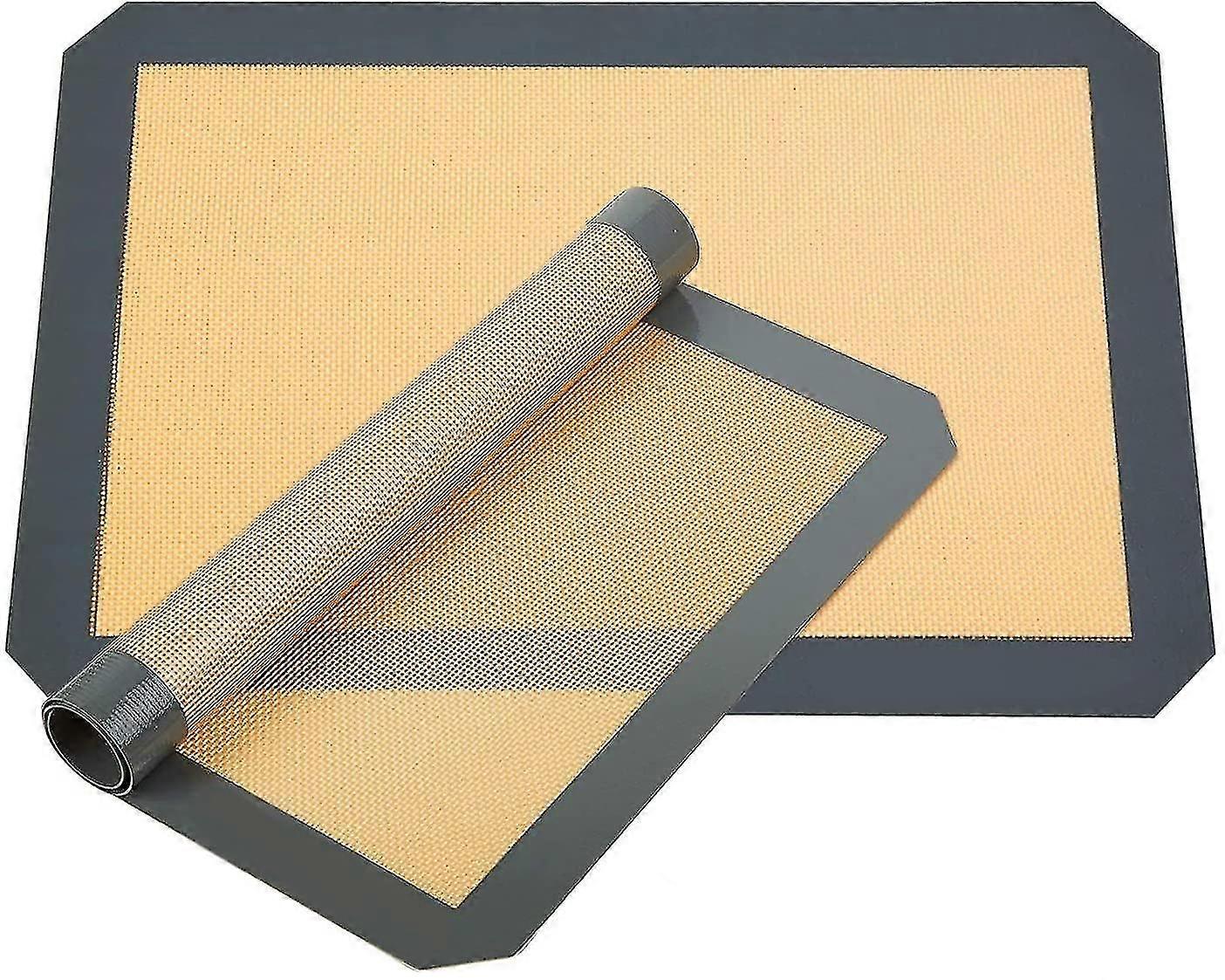 2-teilige Silikon-Backmatte Hitzebeständige Kochmatte