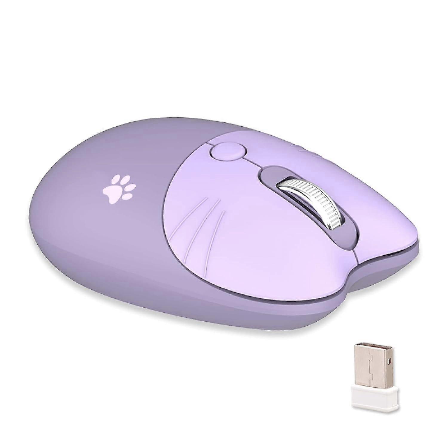 Wireless Mouse , Low Noise Portable USB Mouse Wireless Mouse for PC Laptop MacBook