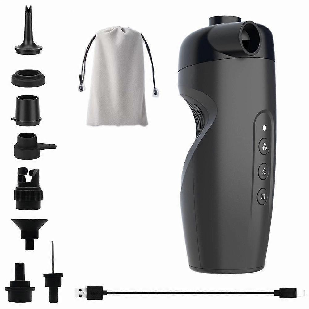 Multi-Purpose Rechargeable Air Pump Fast Charging Wireless Inflator  for Pool Quick Inflation