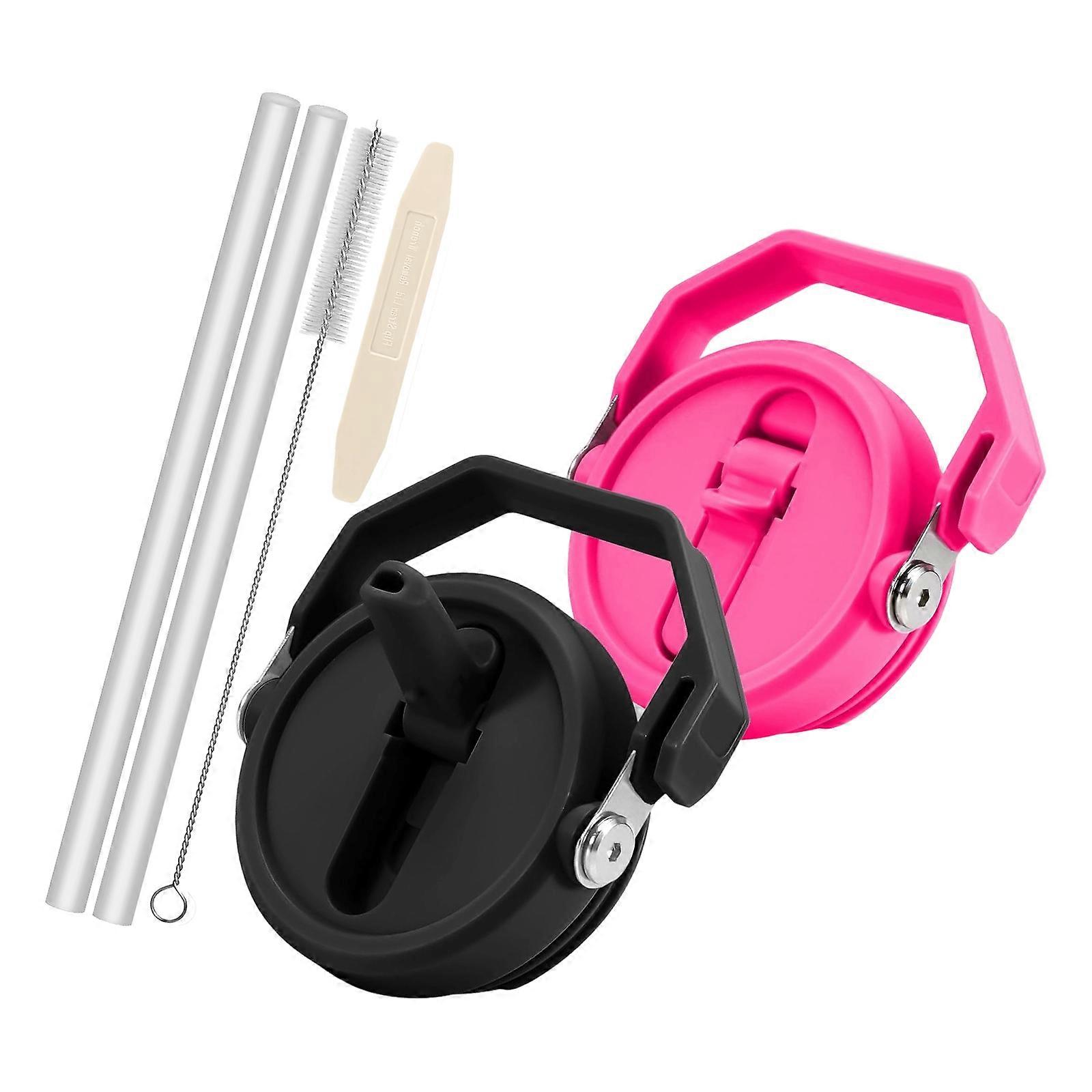 Replaceable Flipping Cover Straw Lid Replacement High Quality Food Grade Silicone Twist On Design Universal Fit for Most Flipping Straw Lid Multicolor