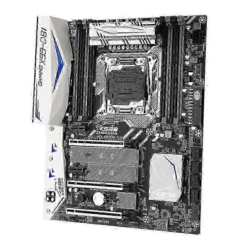 JINGSHA Gaming Motherboard X99-D8I with DDR4 Memory, Supports LGA2011-3 V3V4, Four-Channel X99 Chip Technology