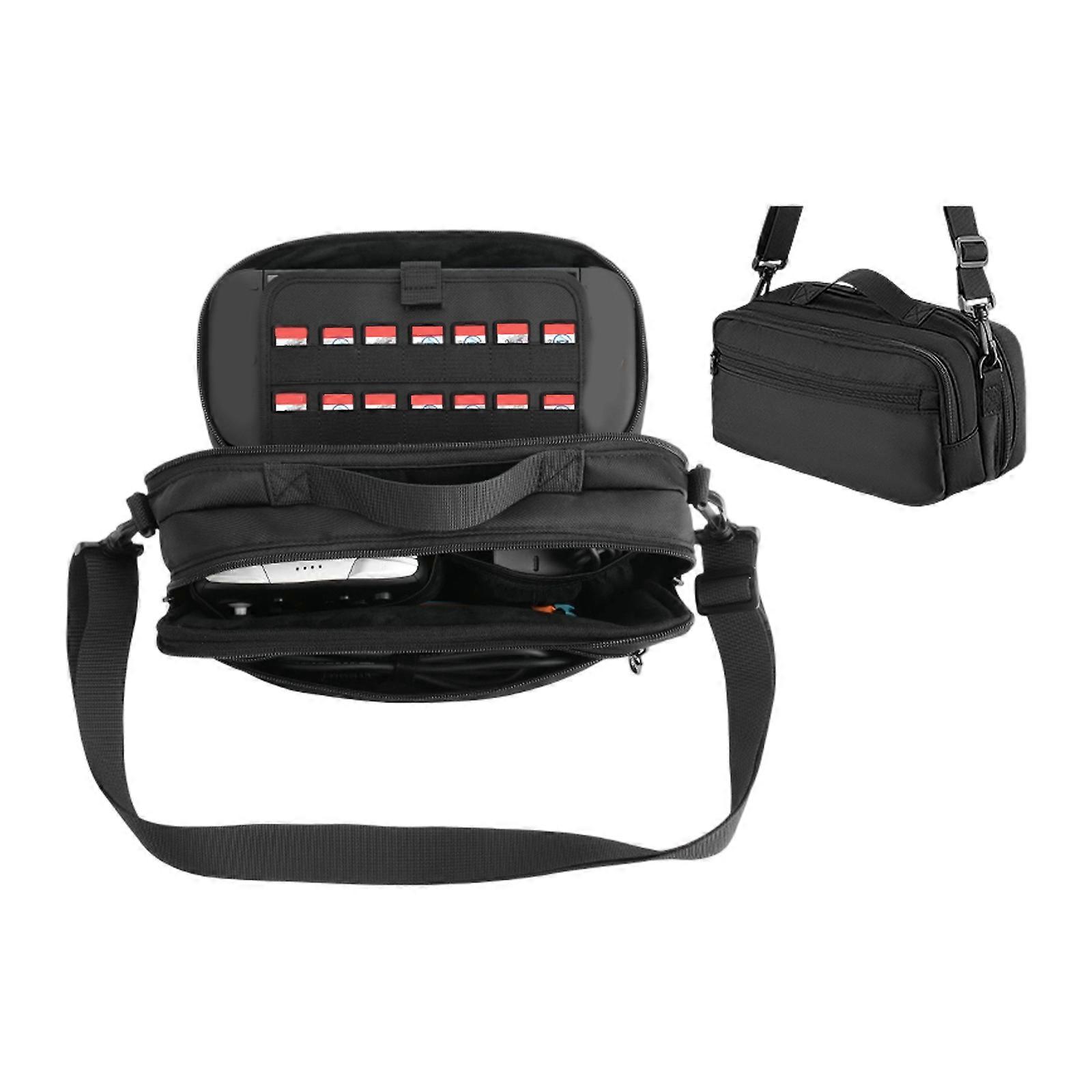 Portable Carrying Bag Shoulder Bag for NS2 NS1 Controllers Featuring Protective Lining And Convenient Shoulder Belt Multicolor