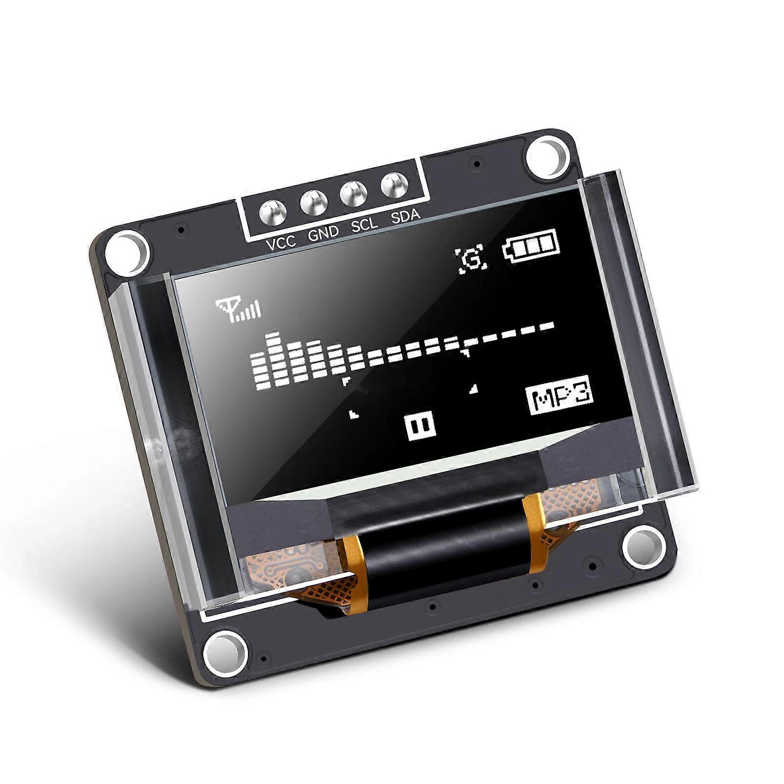 Rugged Protective Case Color Screen Module 0.96inch 128x64 For Electronics Prototyping And Educational Multicolor