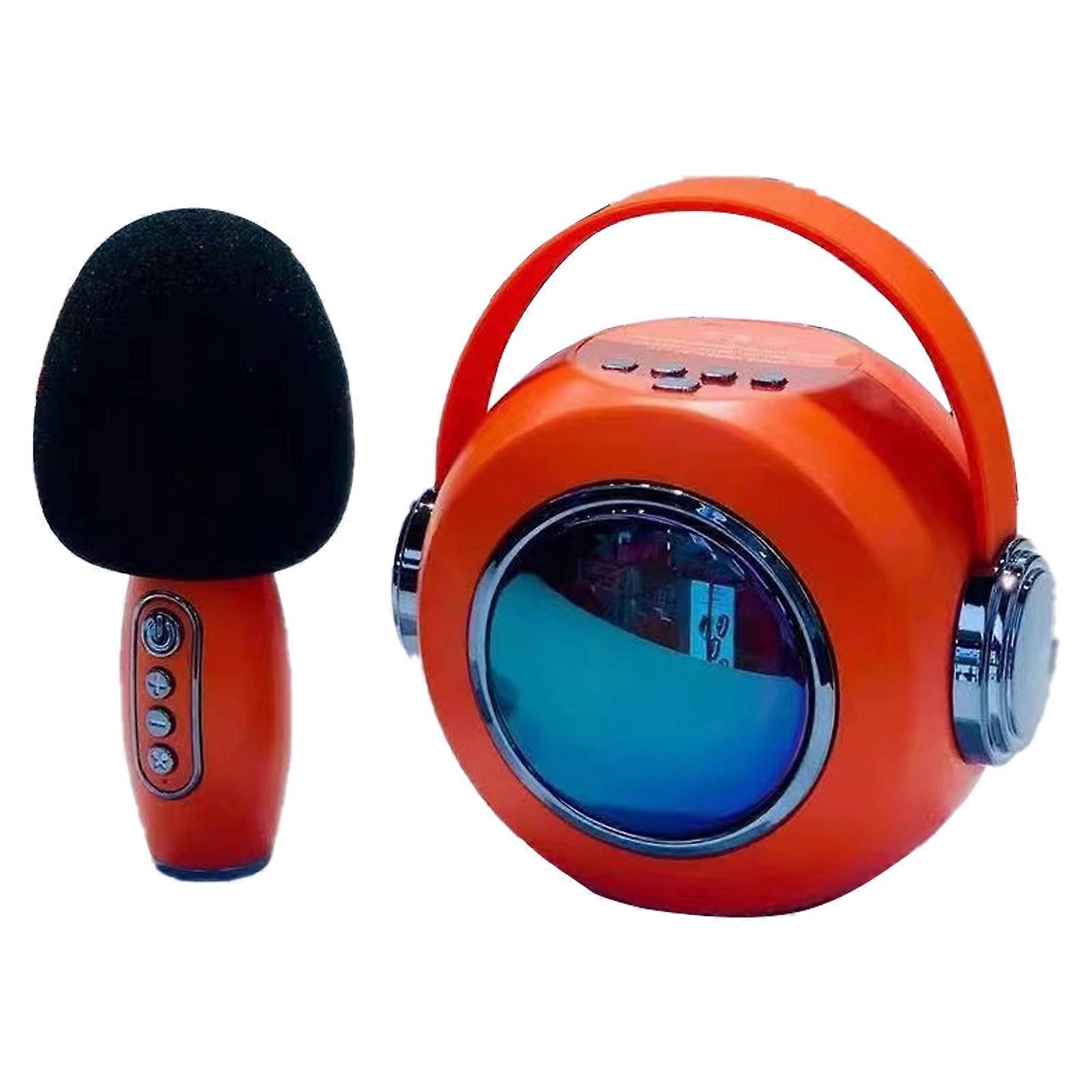 Sing Machine Portable Wireless Microphones Wireless Mic for Sing Speeches Cordless Microphones Karaoke Machines  Red