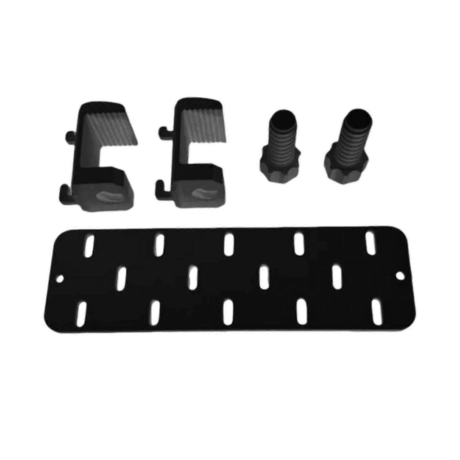 Mengxi Table Side Perforated Board Storage Holder Strong Load-bearing Adjustable Design Easy to Install Desk Side Storage Organizer