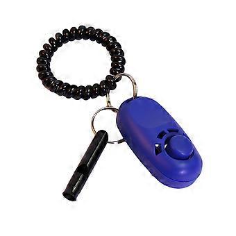 Dog Training Clickers Whistle Combo Light Button Clickers Pet Training Clickers for Cats Bird Horses  orange