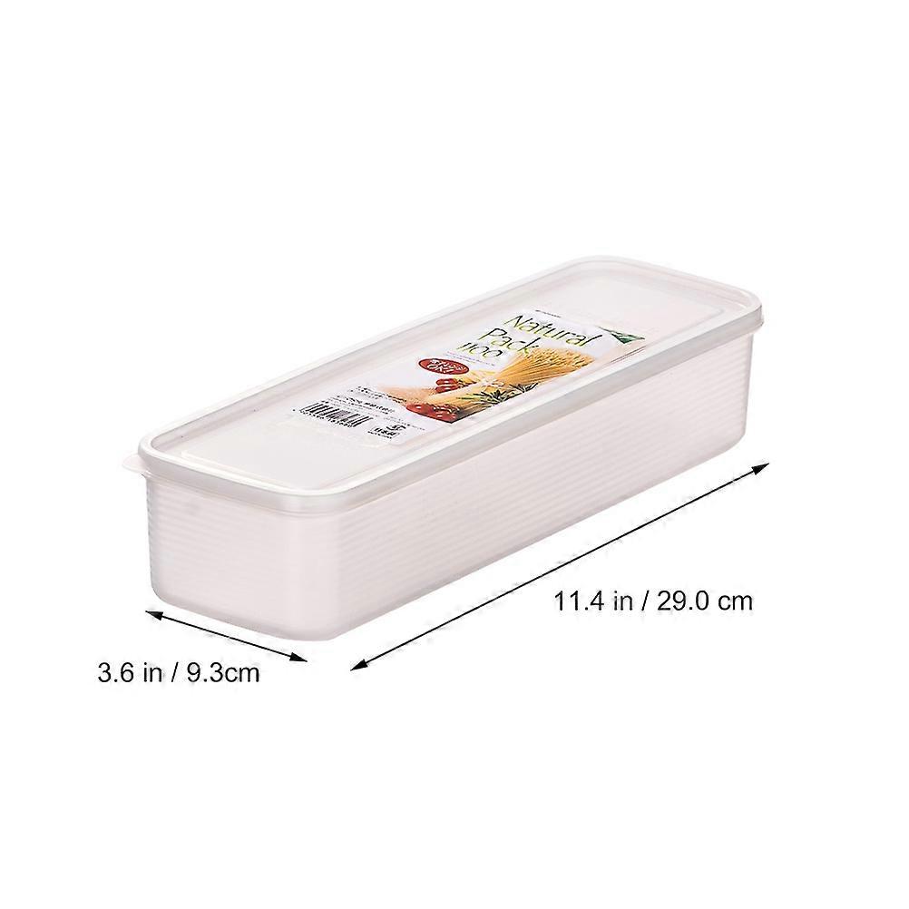 1pc Crisper Storage Box Refrigerator Storage Box Food Storage Container with Lid