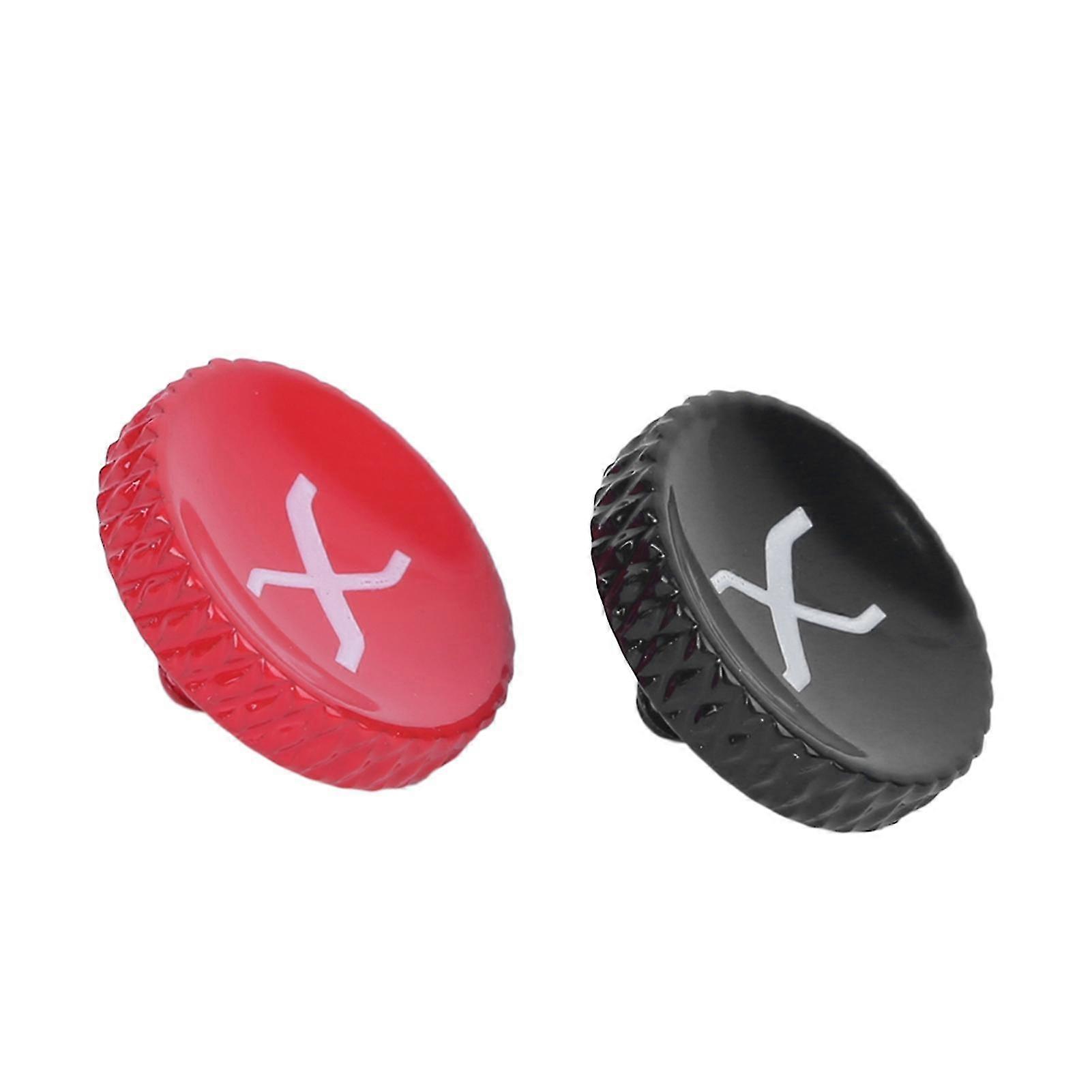 Full Metal Shutter Release Button for Fuji X Series Camera with Rubber Ring Black and Red Paint szrh21