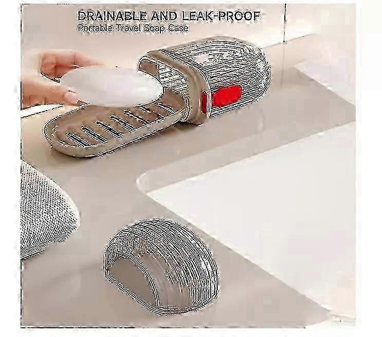 Travel Soap Case,Portable Soap Holder,Travel Soap Container with Lid