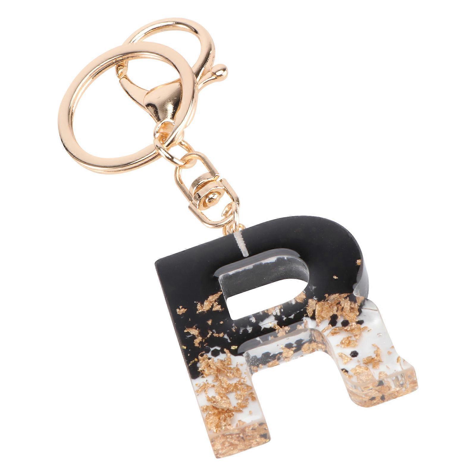 Charming Keychain Pendant Decoration For Handbag Black Key Attachment 1Pc