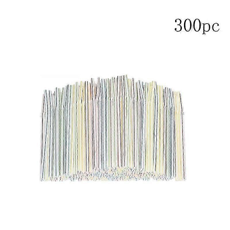 disposable plastic straws 200pc for drinks bar banquet