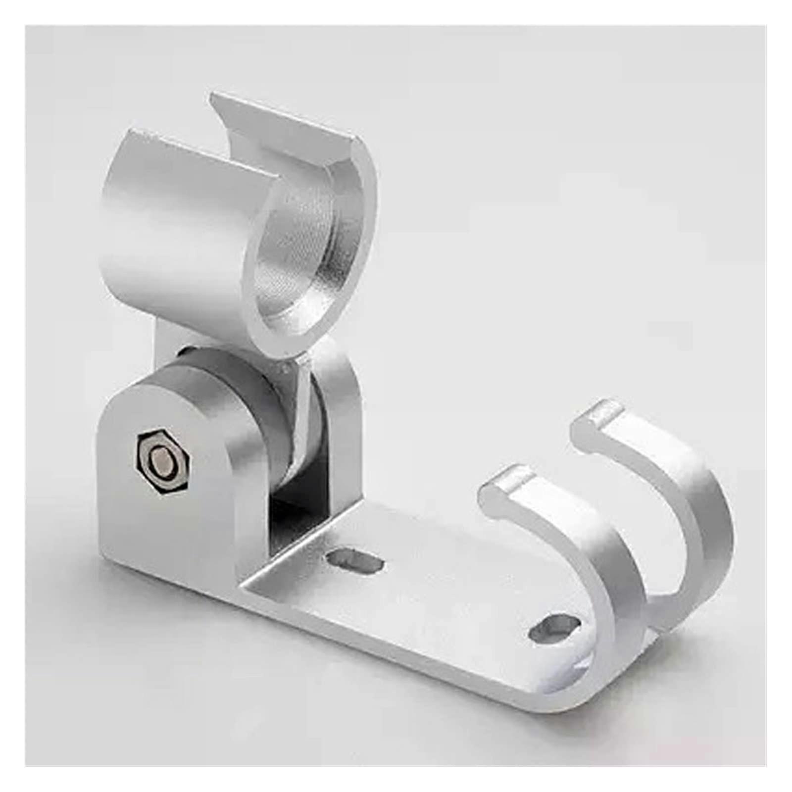 Adjustable Wall Mounted Shower Head Holder with Hook Aluminium Bathroom Bracket