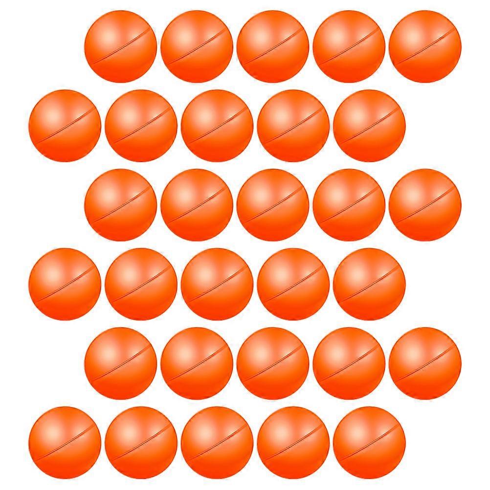 Orange PVC Raffle Balls for Fun Openable Party Balls Game 30Pcs